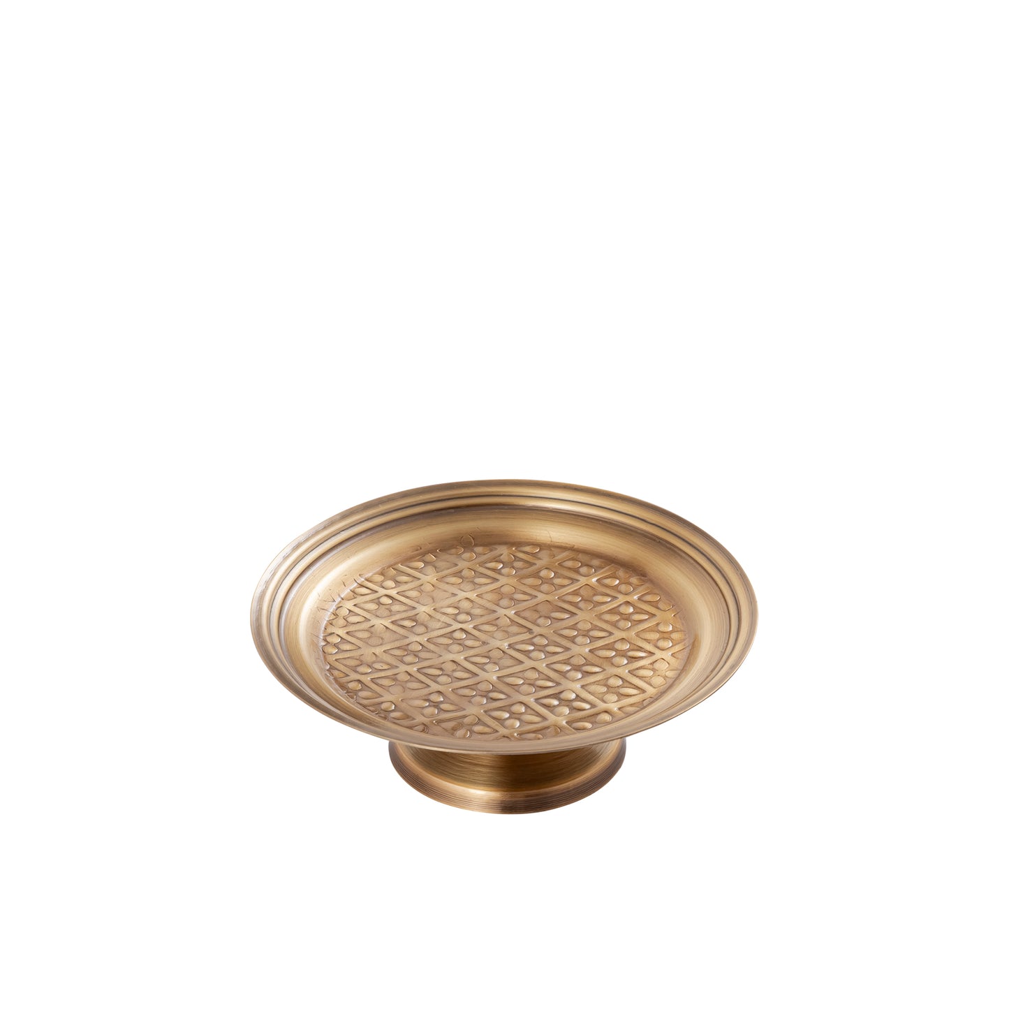 Dorris Antique Gold Platter Stand