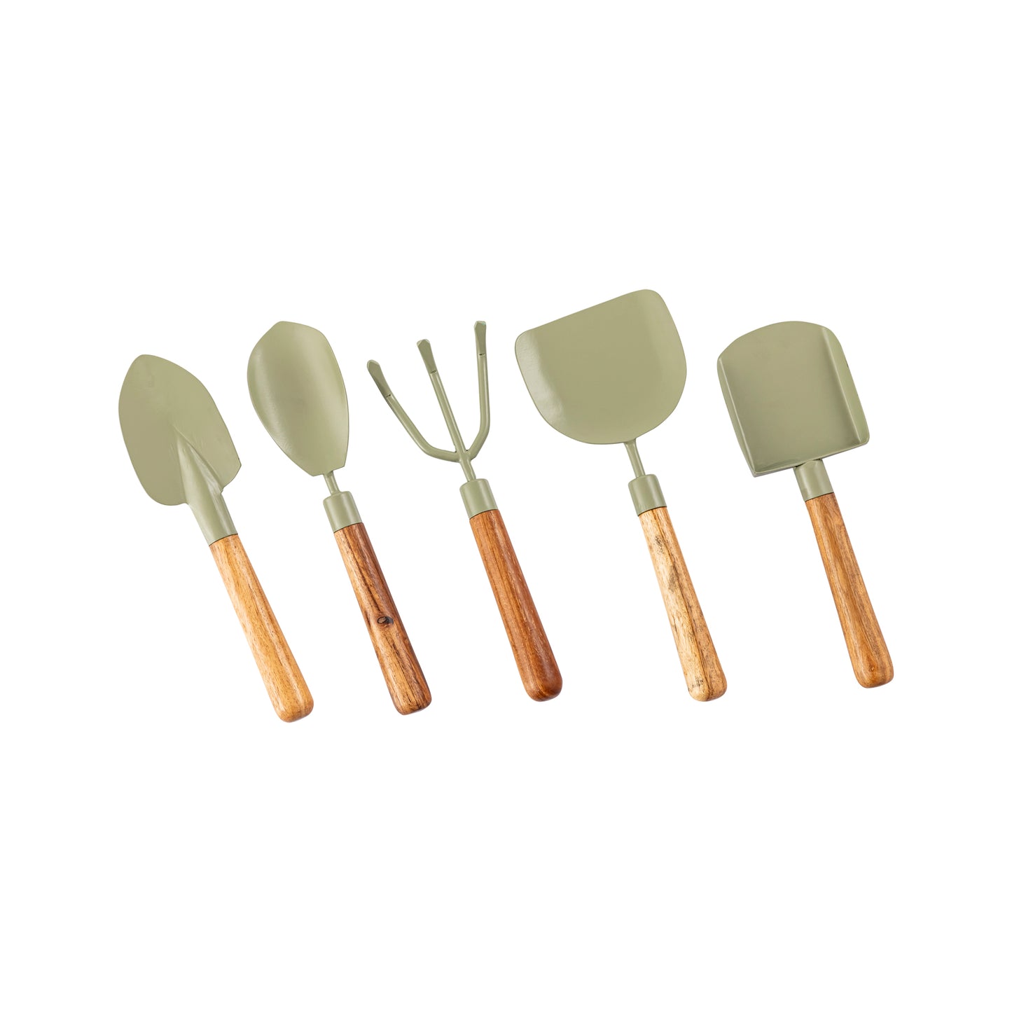 Metal Wood Garden Tool Set