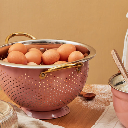 COLUM STEEL COLANDER - Nude