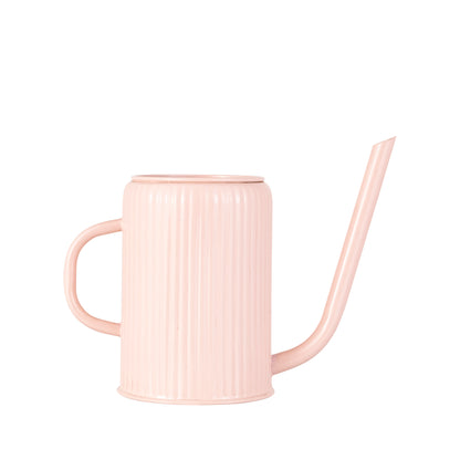 Flutted Metal Warm Grey Watering Can