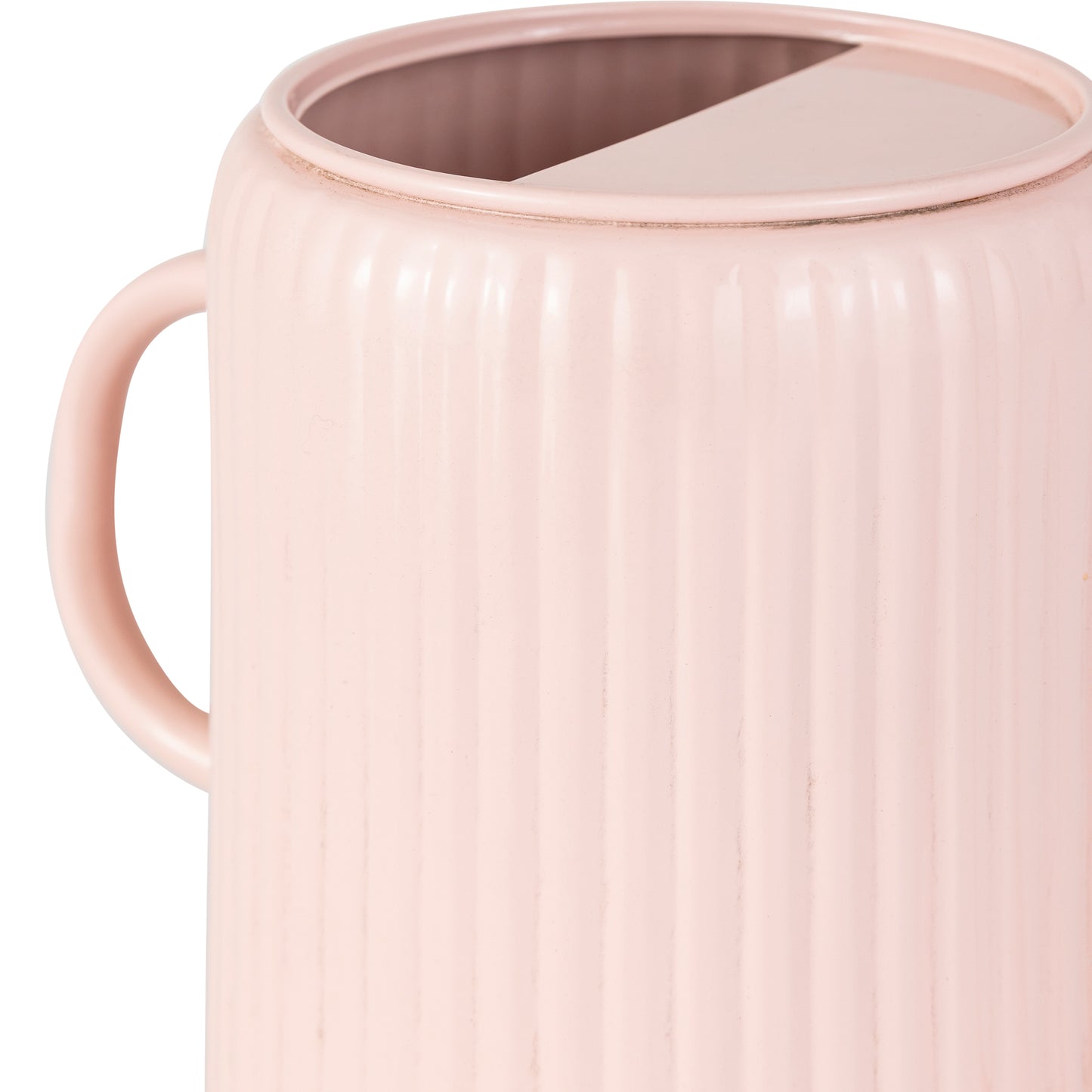 Flutted Metal Warm Grey Watering Can