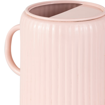 Flutted Metal Warm Grey Watering Can