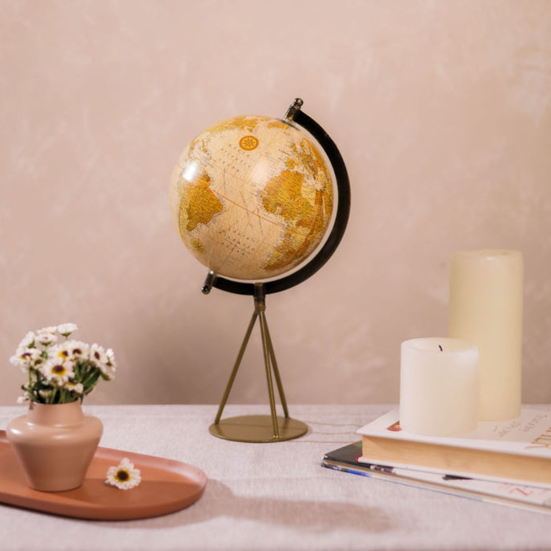 Earth Blue Globe Decor Object