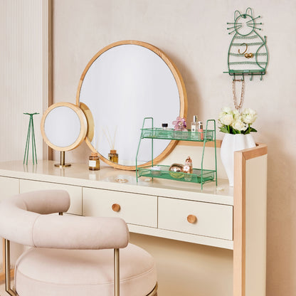 TIDY UP 2 TIER METAL MESH RACK