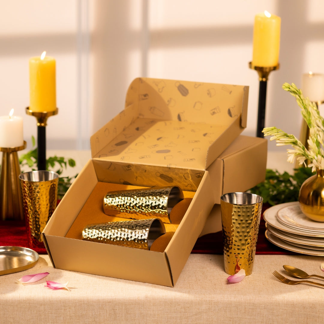 DOUBLE WALL LASSI TUMBLER SET OF 2