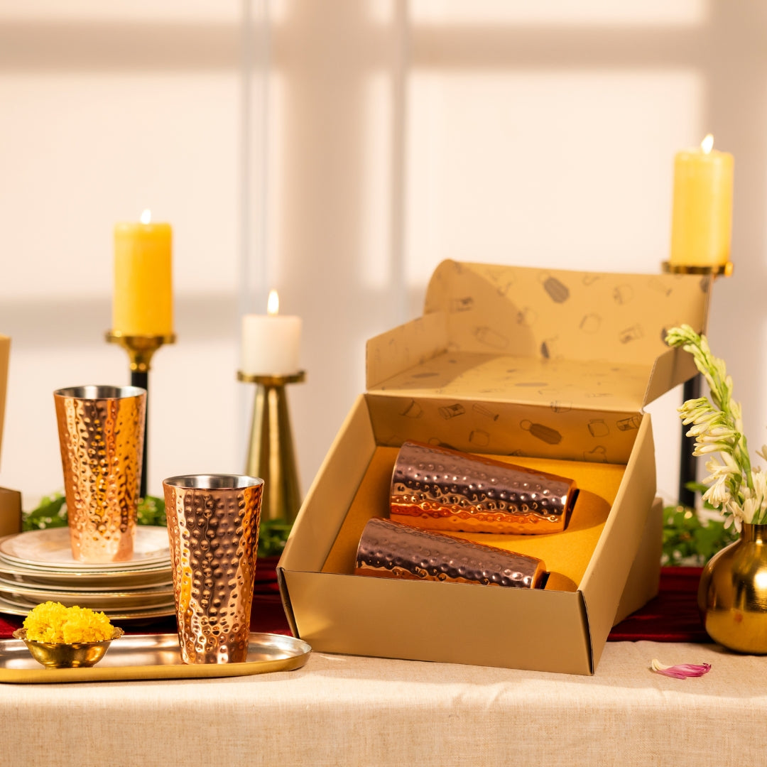 DOUBLE WALL LASSI TUMBLER SET OF 2