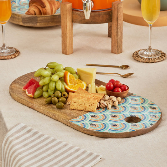 Patina Serve Platter Indigo Teal