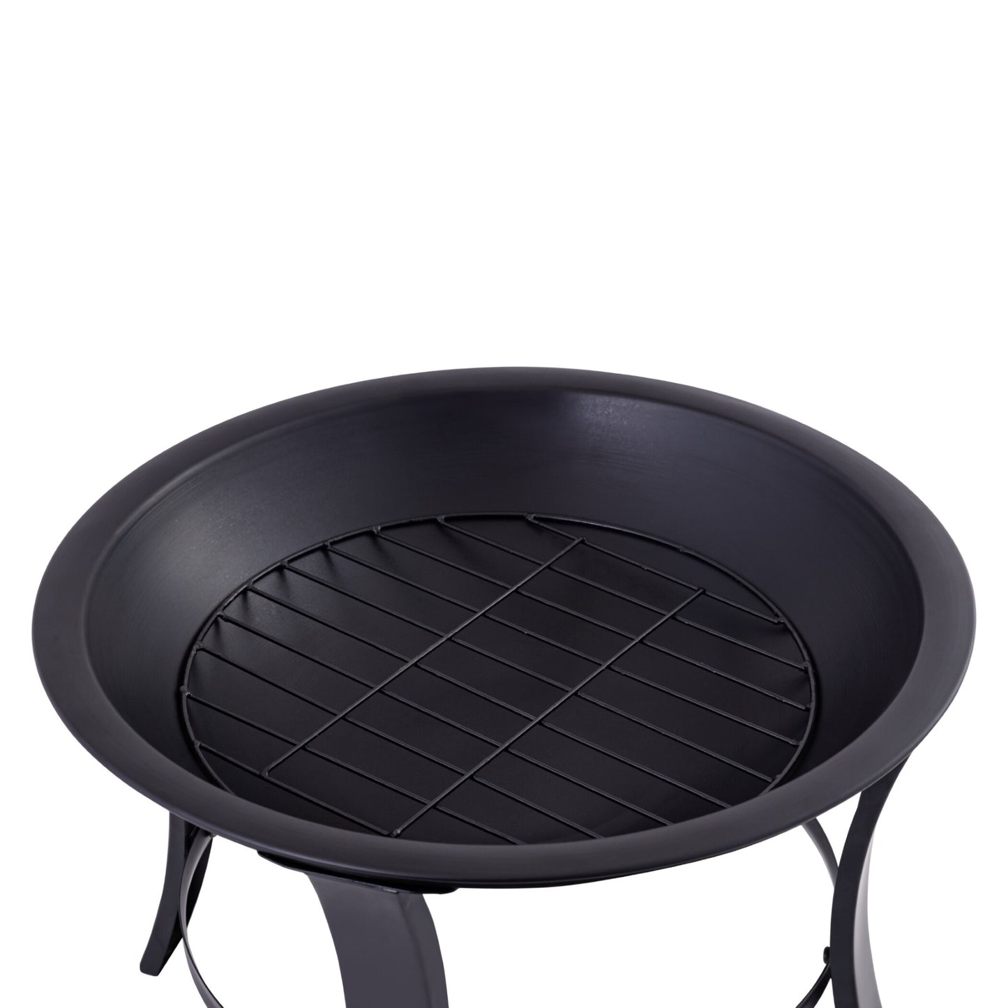 22 Inch Black Iron Bryne Firepit