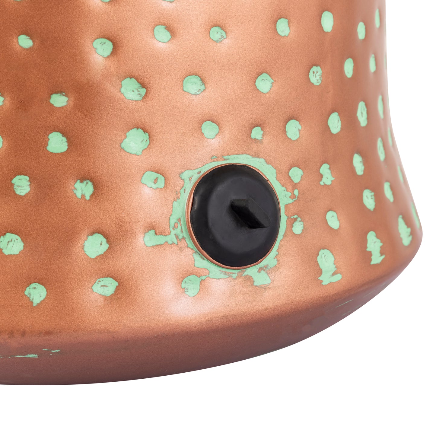 Polka Antique Metal Hose Pot