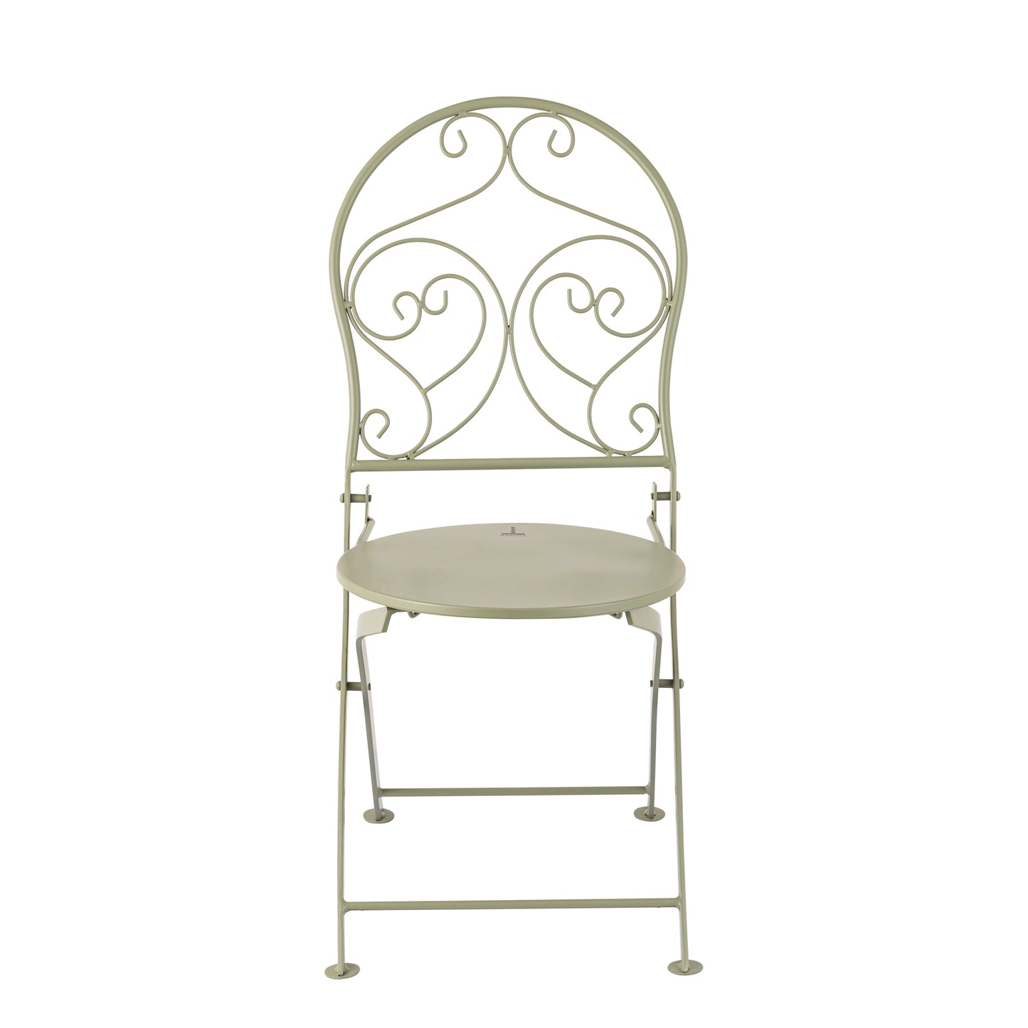 French Cafe Bistro Metal Table & 2 Chair's Set