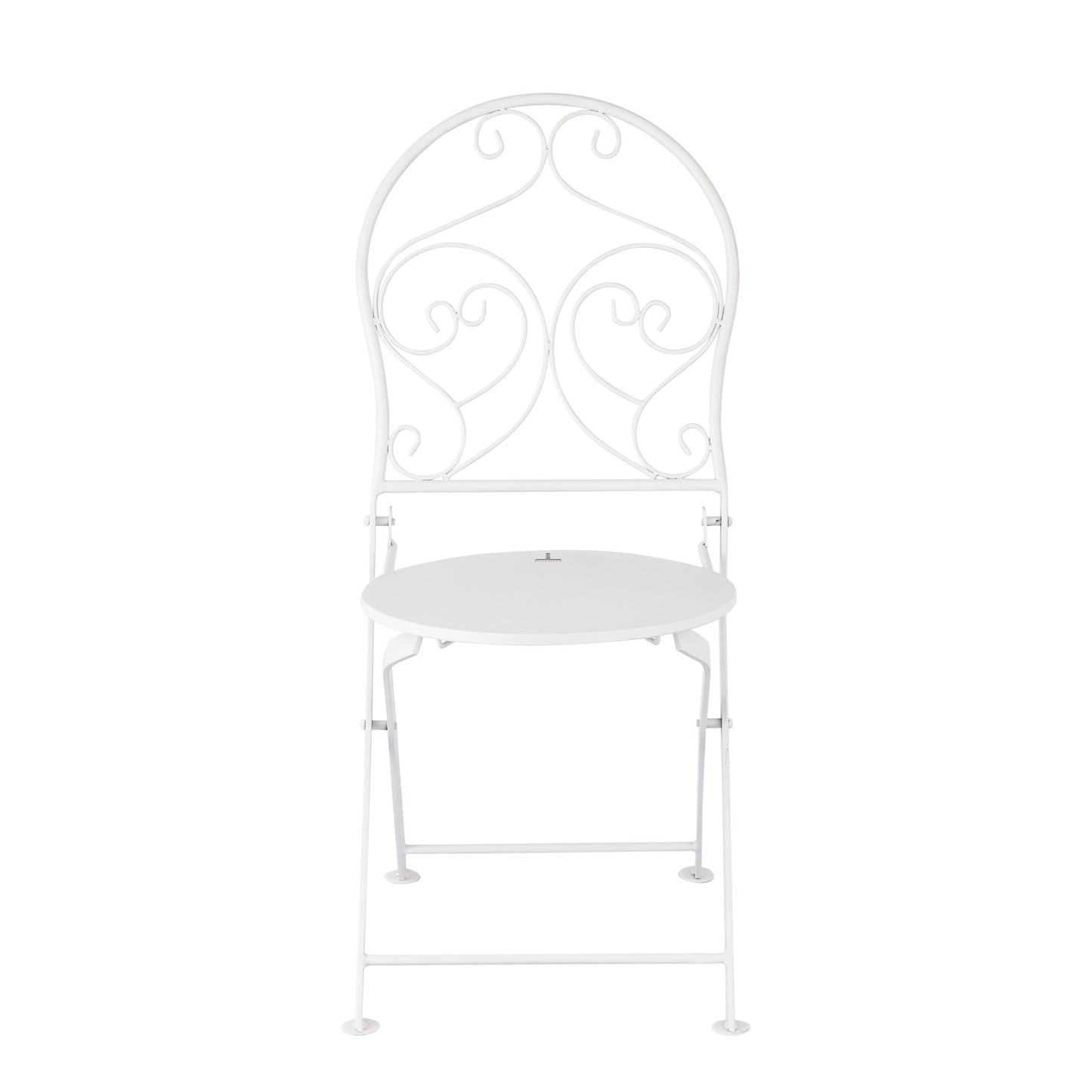 French Cafe Bistro Metal Table & 2 Chair's Set