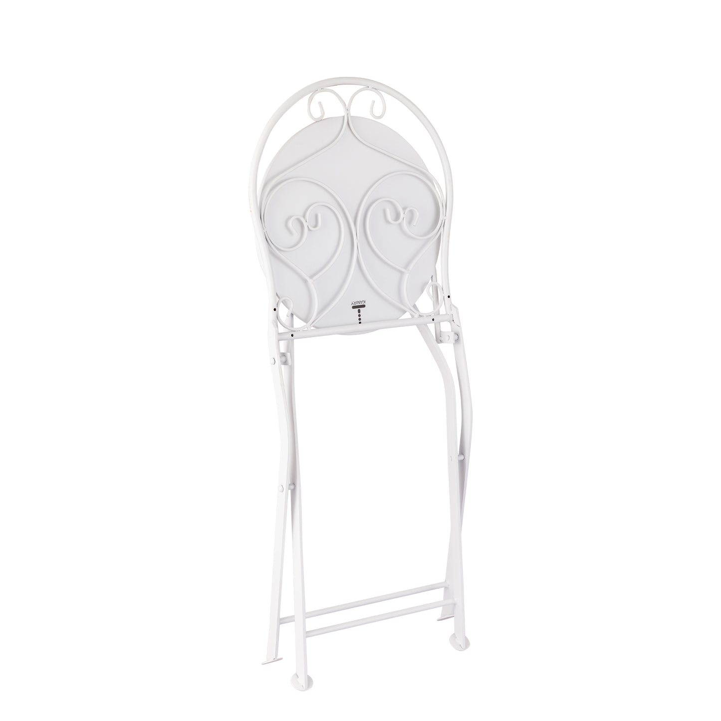 French Cafe Bistro Metal Table & 2 Chair's Set