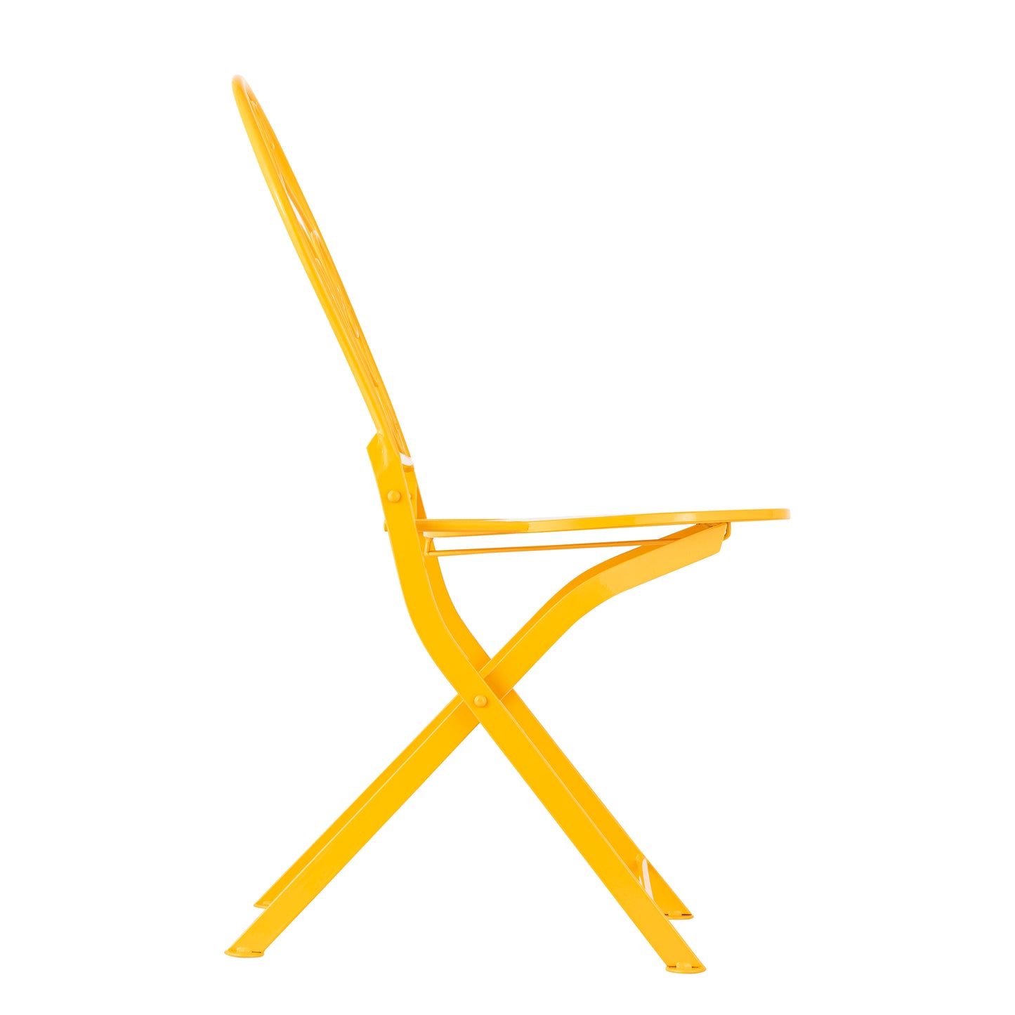 French Cafe Bistro Metal Table & 2 Chair's Set