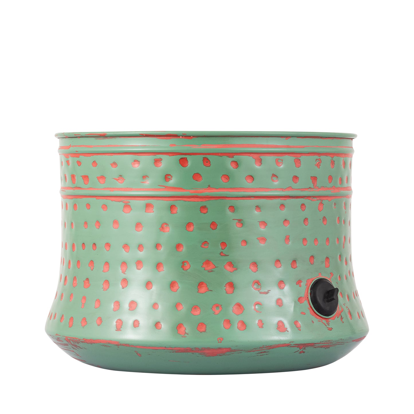 Polka Antique Metal Hose Pot