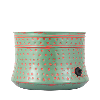 Polka Antique Metal Hose Pot