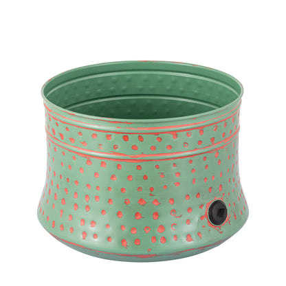 Polka Antique Metal Hose Pot