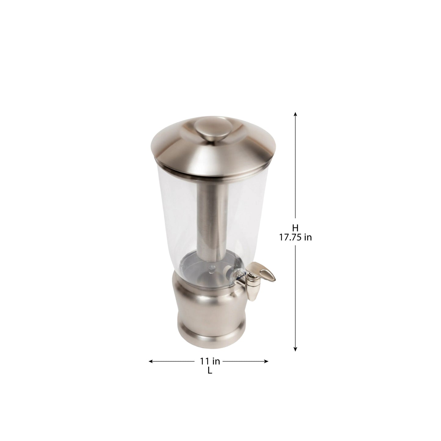 BOISSON Beverage Dispenser - Silver