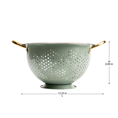 COLUM STEEL COLANDER - Green