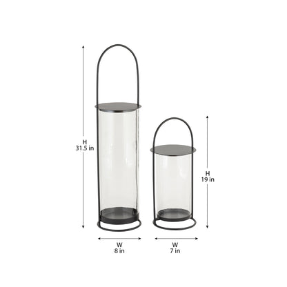 BEACON (ht) BLACK METAL LANTERN