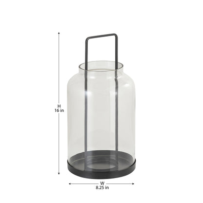 COASTGAURD BLACK METAL LANTERN