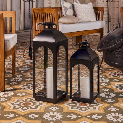 ILLUMINARE (ht) BLACK METAL LANTERN