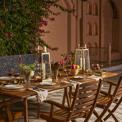 GLOW GOLD (HT) GOLD METAL LANTERN