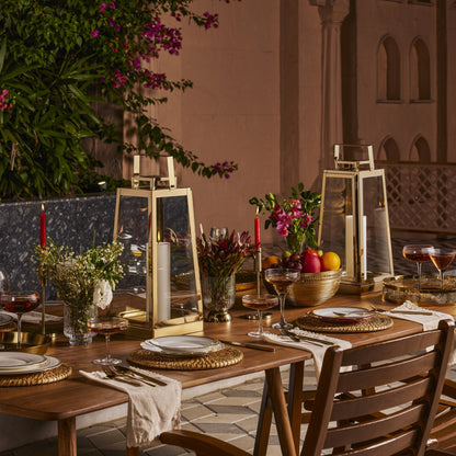 GLOW GOLD (HT) GOLD METAL LANTERN