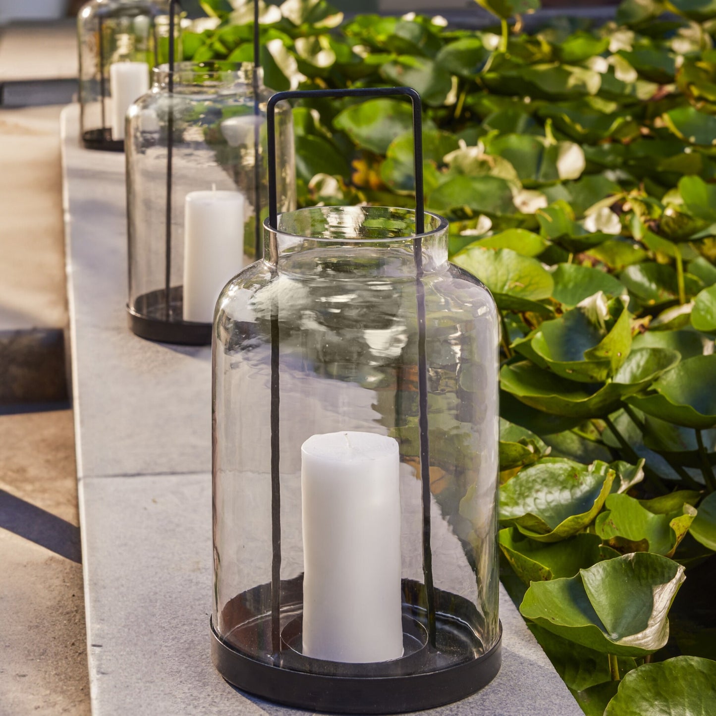 COASTGAURD BLACK METAL LANTERN