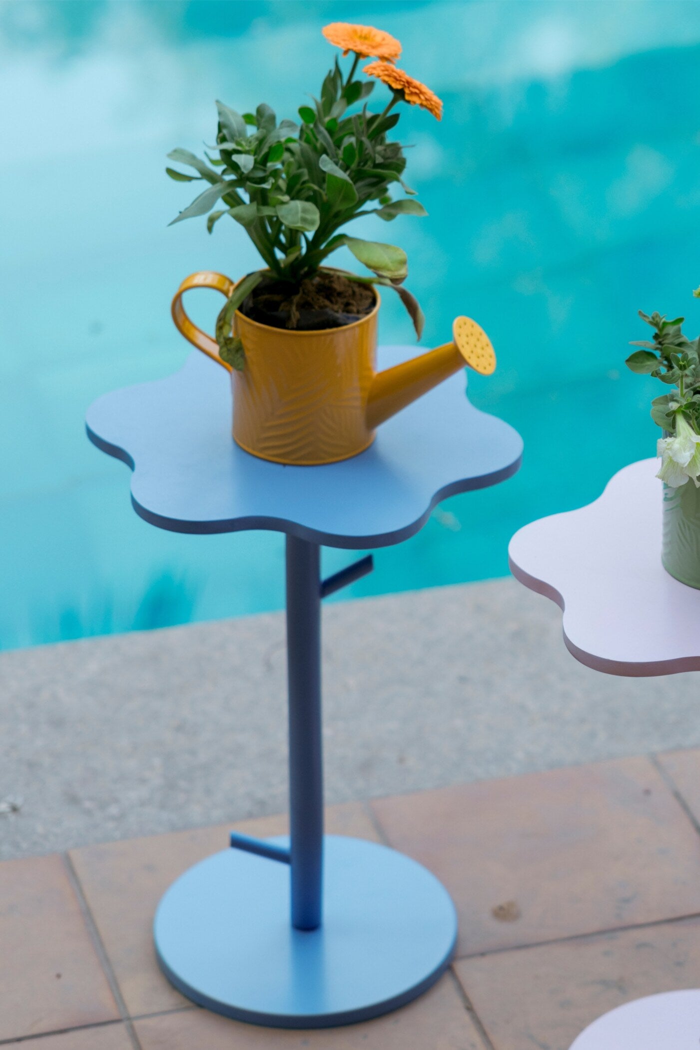 Flora Micro Metal Accent Table