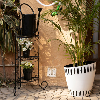 Trellis 3-Tier Corner Metal Plant Stand