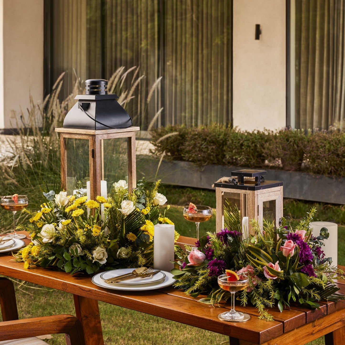 WATCHMAN WOOD METAL LANTERN