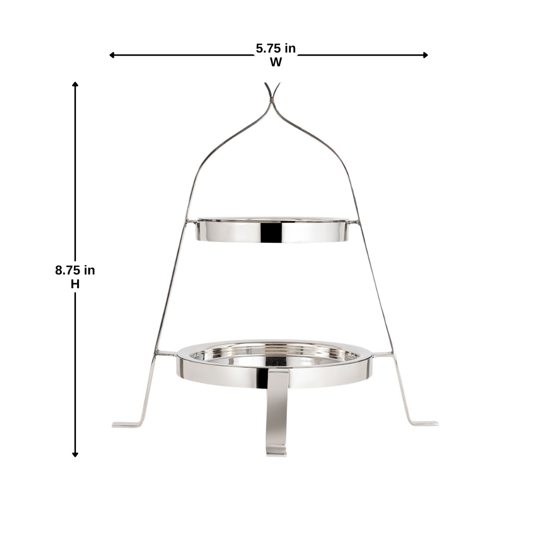 HYDRIO SS Two Tier Cake Server