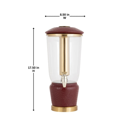 VERDURA LUXE Beverage Dispenser - Crimson Edition