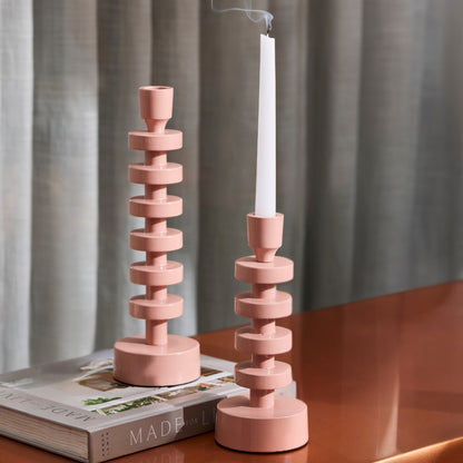 Rosetta Sculpt Candle Holder - Set of 2