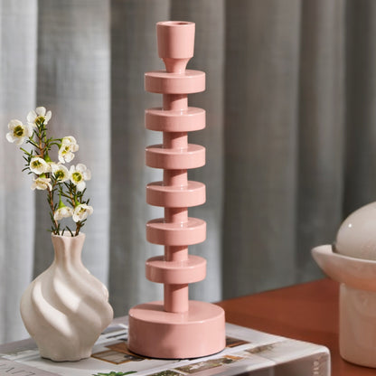 Rosetta Sculpt Candle Holder - Set of 2