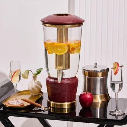 VERDURA LUXE Beverage Dispenser - Crimson Edition