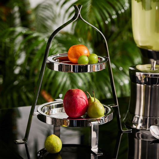 HYDRIO SS Two Tier Cake Server