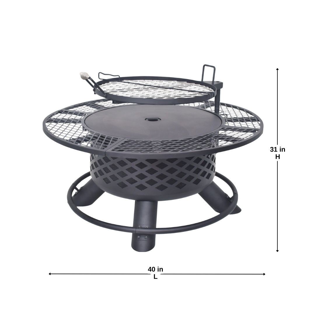 Ember Cove 360° Multifunction Fire Pit & Grill
