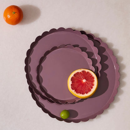 Blossom Scallop Tray Set – Set of 3