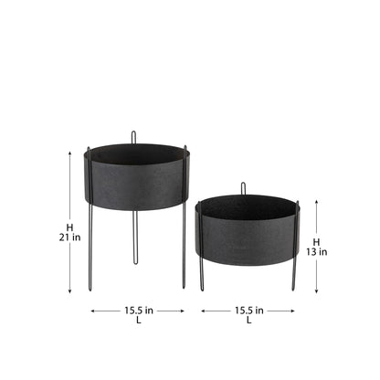 IRIS METAL FLAT SURFACE PLANTER