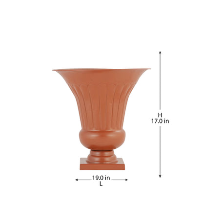 ROMAN CUP METAL PLANTER