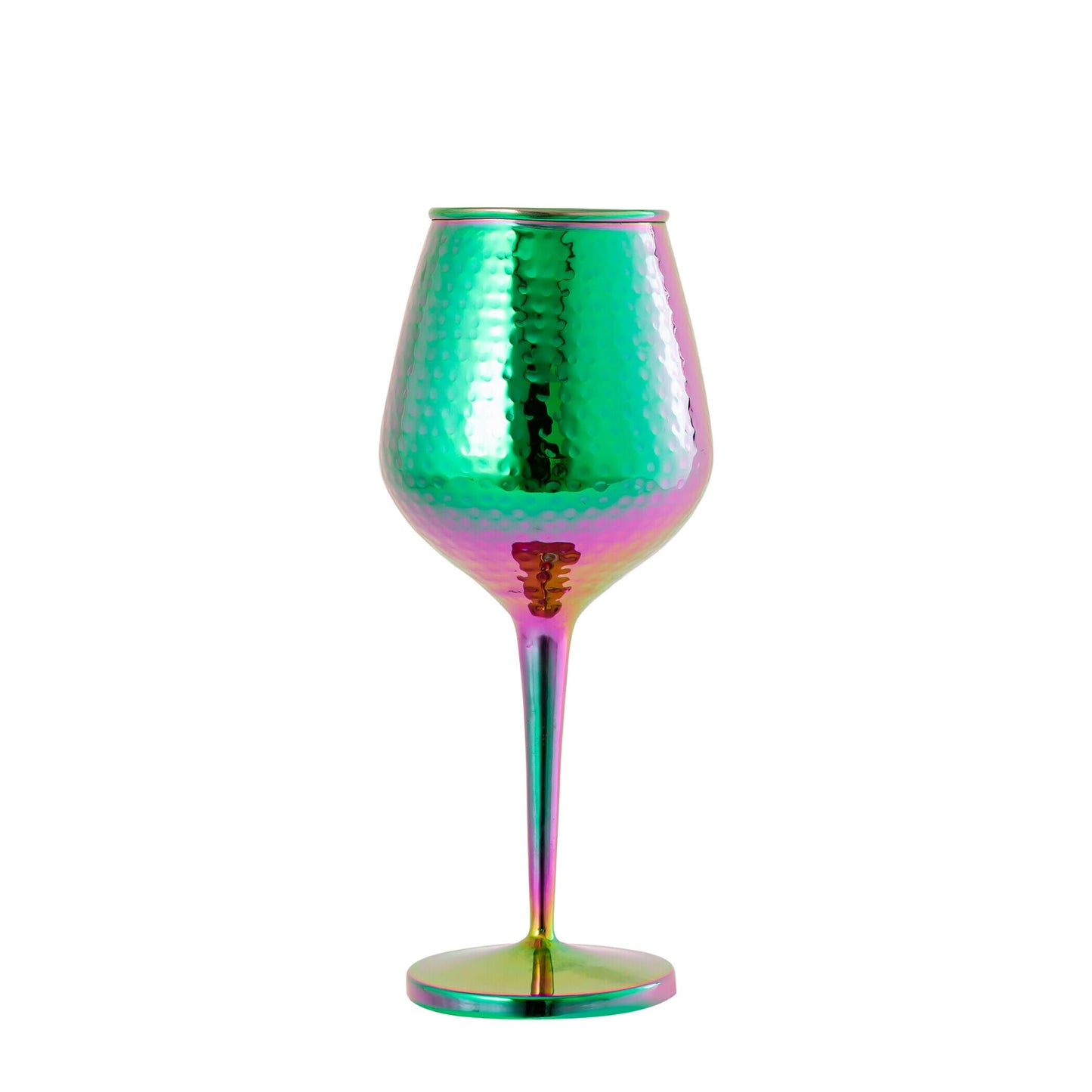 RAINBOW FINISH WINE GLASSES SET OF 2