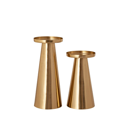 Cone Candle Holders-Set Of 2