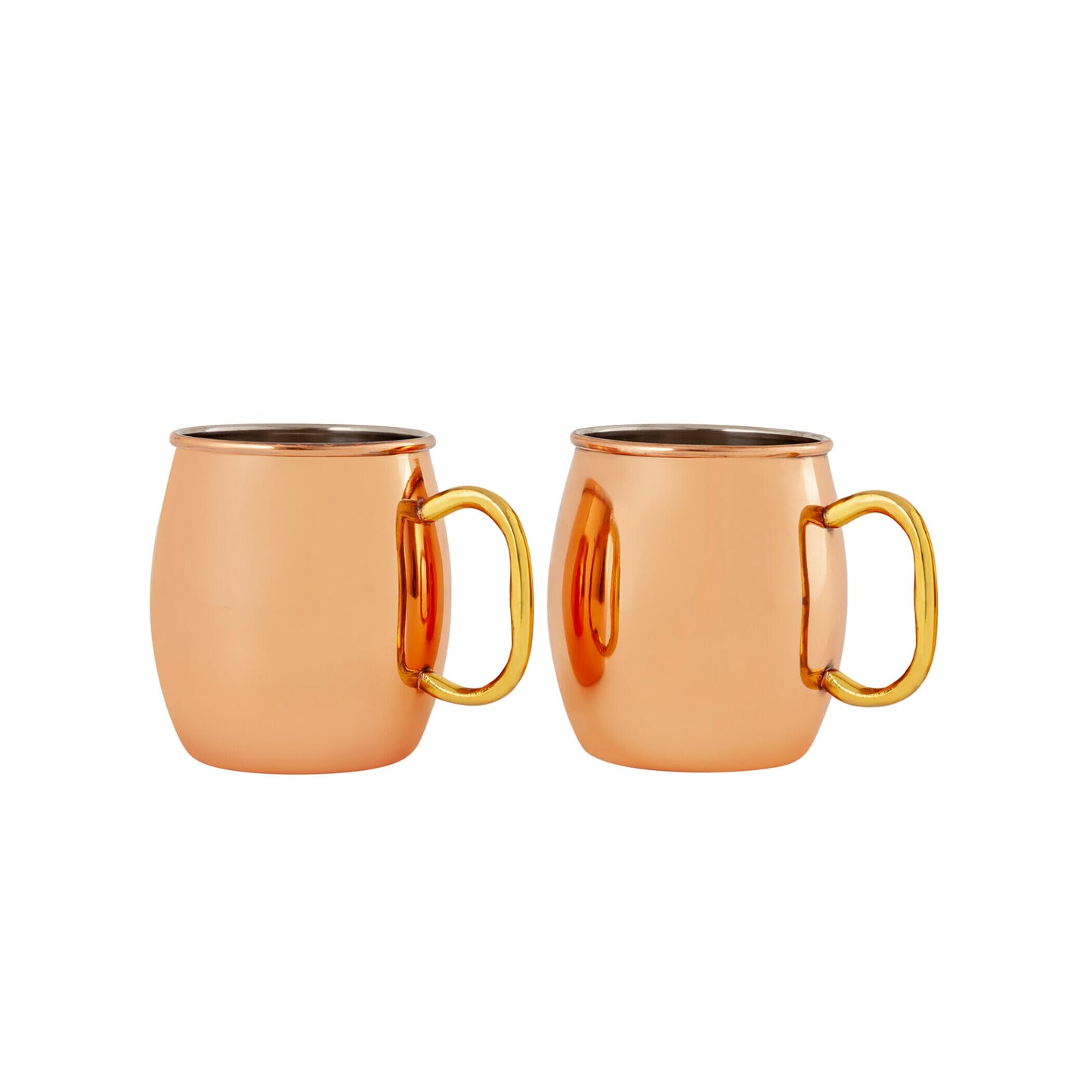 COPPER FINISH KHACHCHA MUG SET OF 2