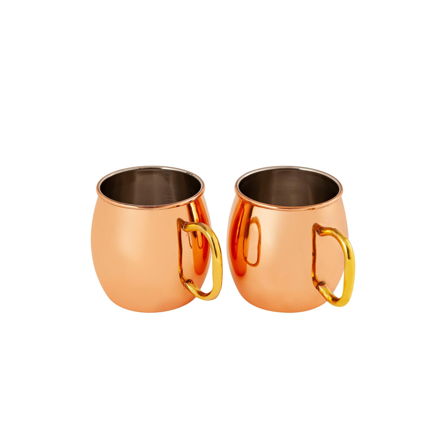 COPPER FINISH KHACHCHA MUG SET OF 2