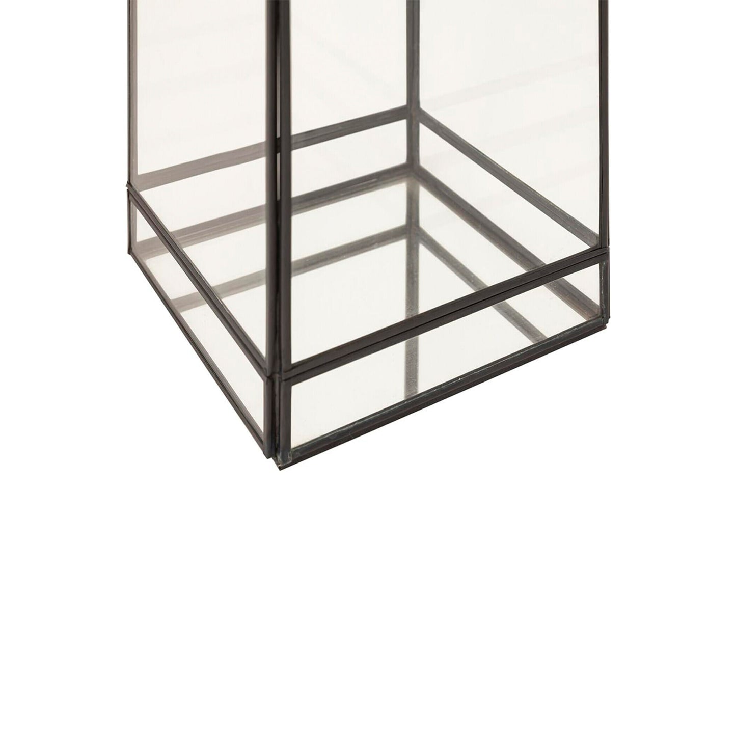 Square Glass Lantern - Set of 3