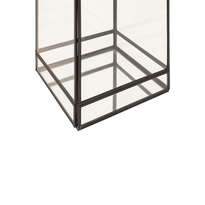Square Glass Lantern - Set of 3