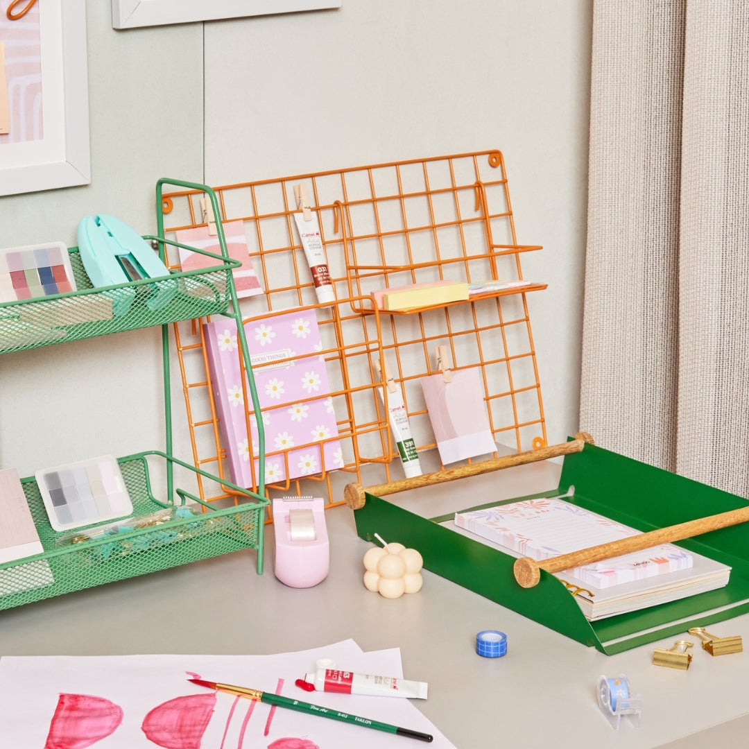 MEMORY GRID METAL WALL FRAME ORGANISER