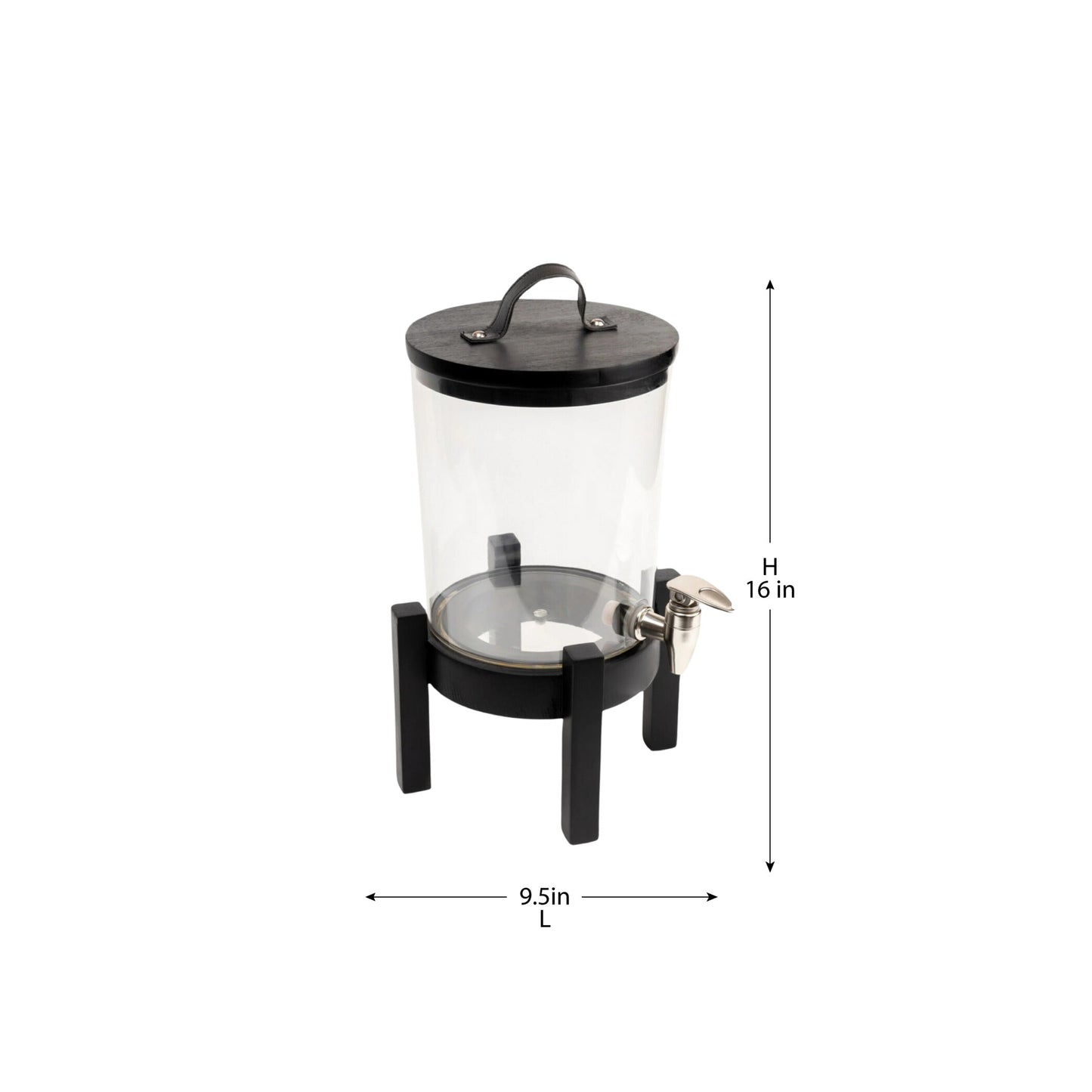 POTUM Beverage Dispenser - Black