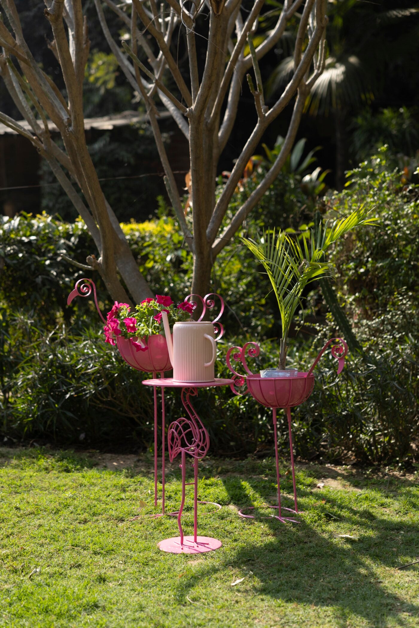 Flamingo Metal Plant Stand Set of 2